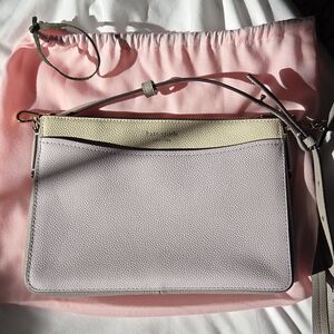 Kate Spade Elegant Lavender and Cream Women's Bag